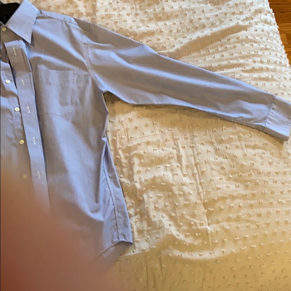 Blue Button Down - Picture 3 of 3